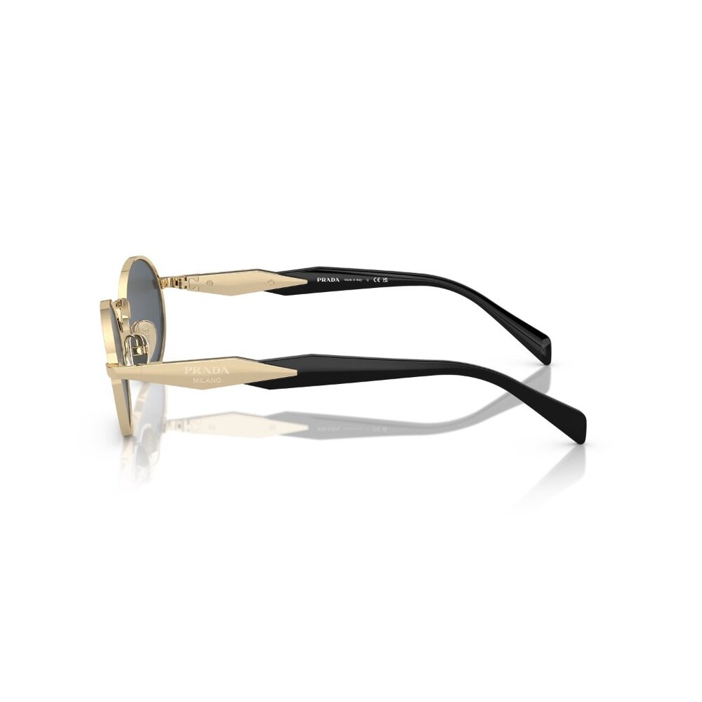 Prada Sunglasses Sunnies PR 65ZS ZVN09T Pale gold 55-20-140 Metal Front - Picture 4 of 14
